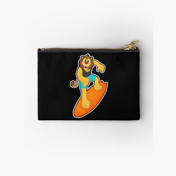 Item preview, Lion as Surfer with Surfboard designed and sold by Snabdesign84.