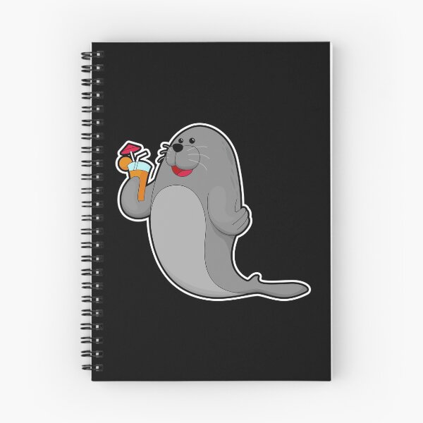 Item preview, Seal at Drinking with Juice designed and sold by Snabdesign84.