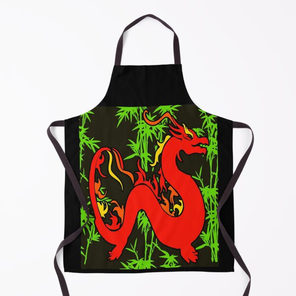 Item preview, Lucky Red Dragon with Bamboo designed and sold by EdwardMonet.