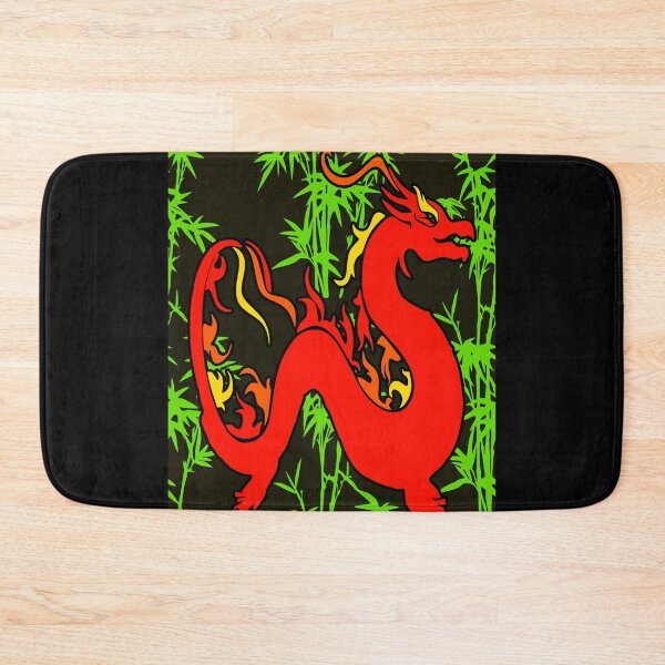 Item preview,  Lucky Red Dragon with Bamboo designed and sold by EdwardMonet.