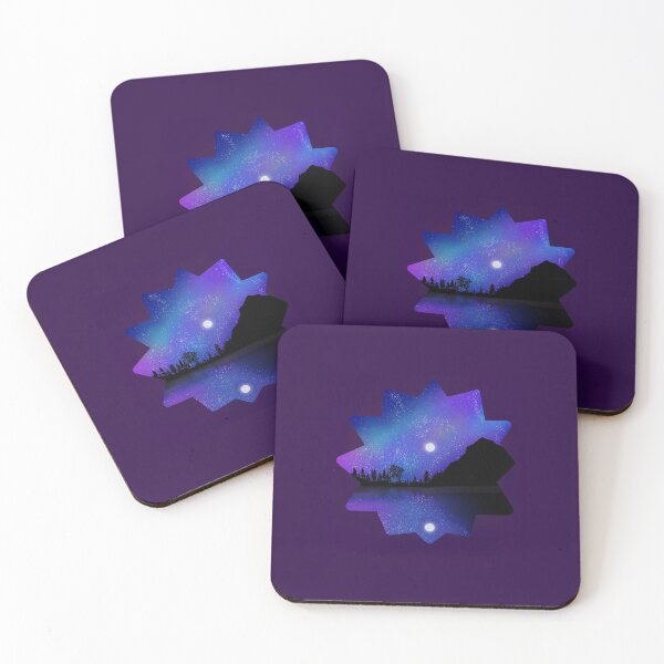 Item preview, Nighttime Mountain Lake Scene designed and sold by Lex Robertson.