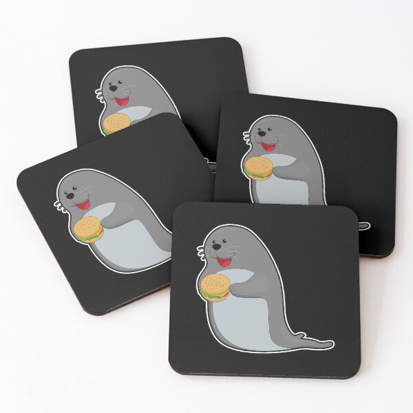 Item preview, Seal at Eating with Burger designed and sold by Snabdesign84.