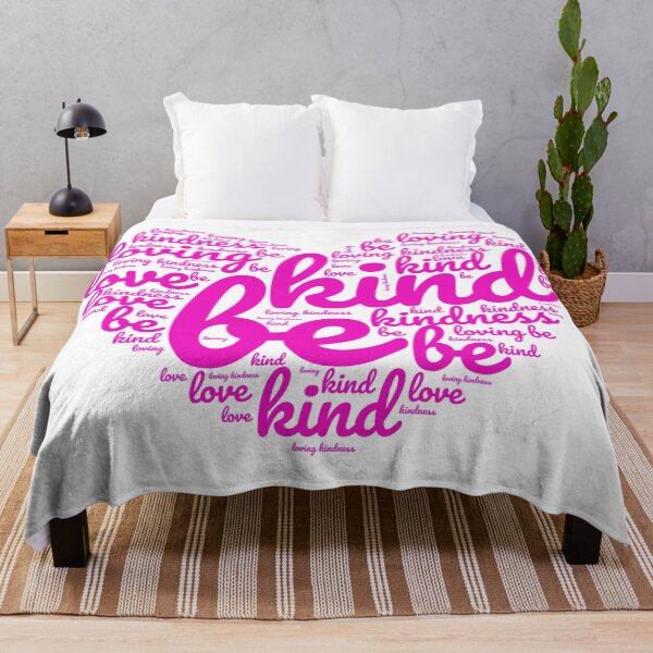 Item preview, Be Kind Pink Heart Shaped Word Cloud Self Care saying designed and sold by TheLomiLoveBus.