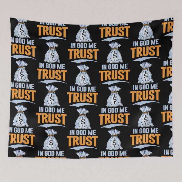 Item preview, In god me trust --money bag designed and sold by glitchman2.