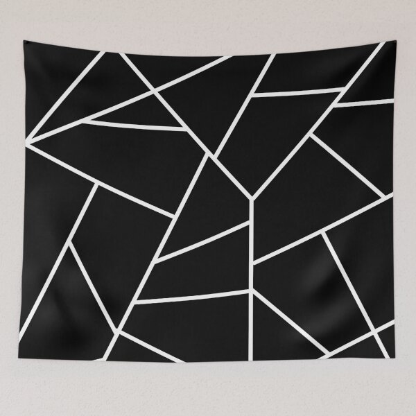 Item preview, black white geometric _ Home decor designed and sold by Seatzy.