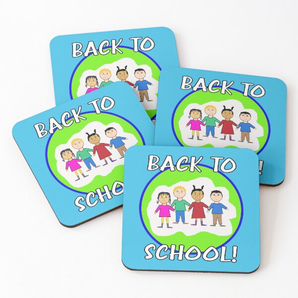 Item preview, Back to School – Fun, Colorful “Back to School” Friends Design designed and sold by ThisNThatImages.