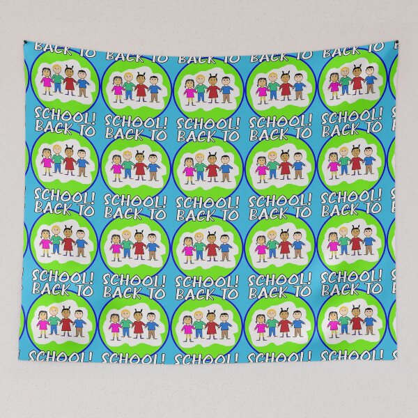 Item preview, Back to School – Fun, Colorful “Back to School” Friends Design designed and sold by ThisNThatImages.