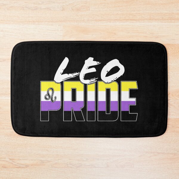 Item preview, Leo Nonbinary Pride Flag Zodiac Sign designed and sold by Patrick Hiller.