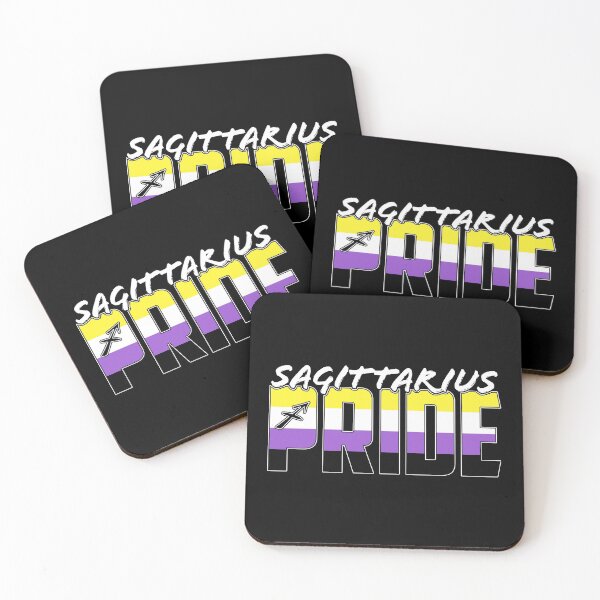 Item preview, Sagittarius Nonbinary Pride Flag Zodiac Sign designed and sold by Patrick Hiller.