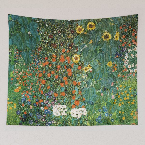 Aperçu de l'œuvre Bauerngarten mit Sonnenblumen de Gustav Klimt (1906) créée et vendue par allhistory.