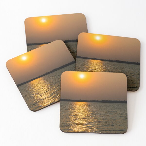Item preview, Glowing sun through a smoke filled sky designed and sold by CanadianWild418.