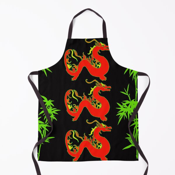 Item preview, Lucky Red Dragon with Bamboo Pattern designed and sold by EdwardMonet.