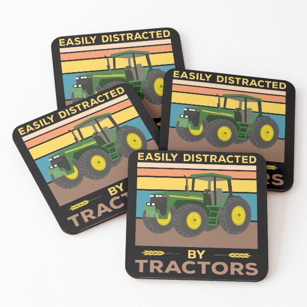 Item preview, Easily Distracted by Tractors. Original cool Agriculture Farmer gift. designed and sold by Kipcio.