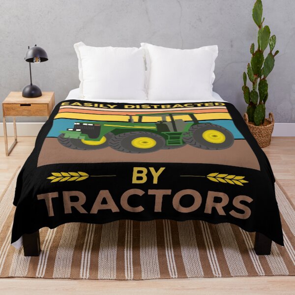 Item preview, Easily Distracted by Tractors. Original cool Agriculture Farmer gift. designed and sold by Kipcio.