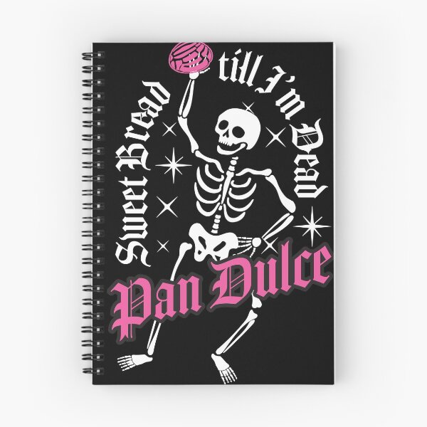 Item preview, Funny Pink Concha Sweet Bread Till I'm Dead Pan Dulce Skeleton designed and sold by TheCraftyDrunkCo.