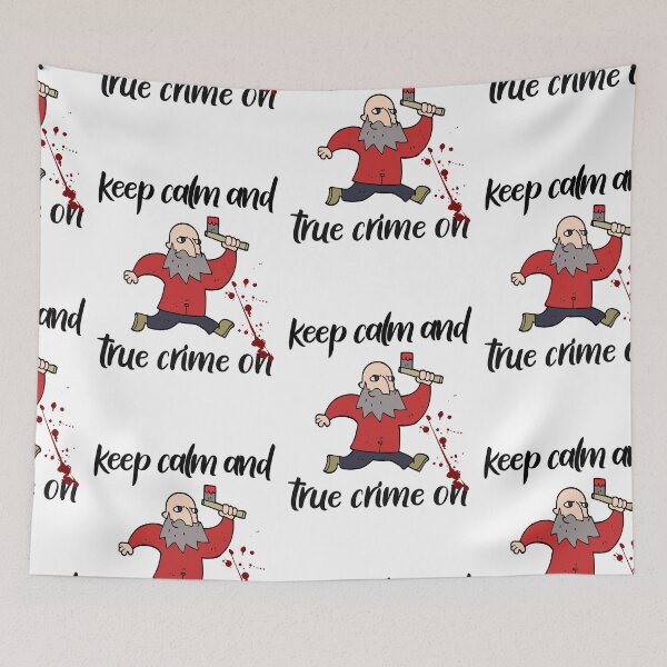 Item preview, Keep Calm And True Crime On, True Crime Junkie designed and sold by SportyDogShop.