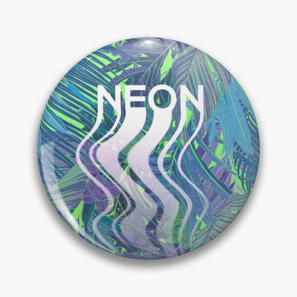 Item preview, Seamless pattern with neon orchids and psychedelic purple tropical foliage designed and sold by ANAKOTO.