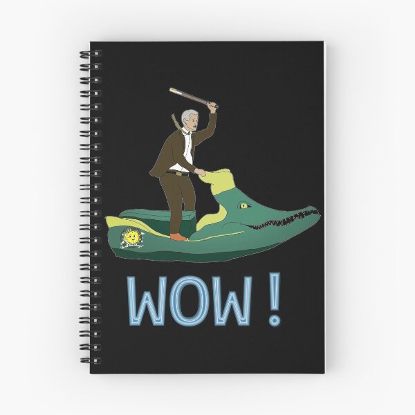 Item preview, Mobius riding an Alligator Loki Jetski, with Miss Minutes Motif and a Prune Stick, Saying Wow. designed and sold by Kyllerbuzcut.