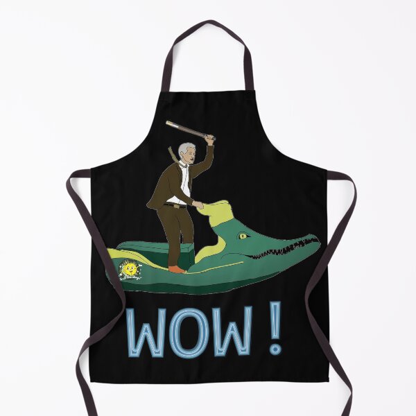 Item preview, Mobius riding an Alligator Loki Jetski, with Miss Minutes Motif and a Prune Stick, Saying Wow. designed and sold by Kyllerbuzcut.