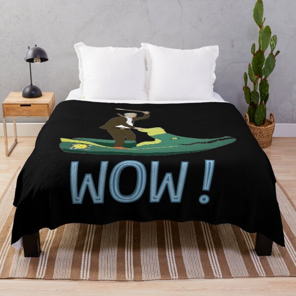 Item preview, Mobius riding an Alligator Loki Jetski, with Miss Minutes Motif and a Prune Stick, Saying Wow. designed and sold by Kyllerbuzcut.