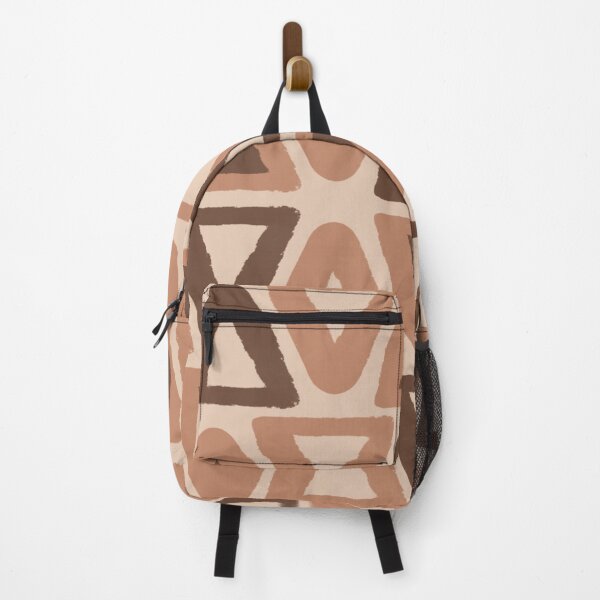 Item preview, BROWN TRIANGLE PATTERN designed and sold by RetroPlaceee.