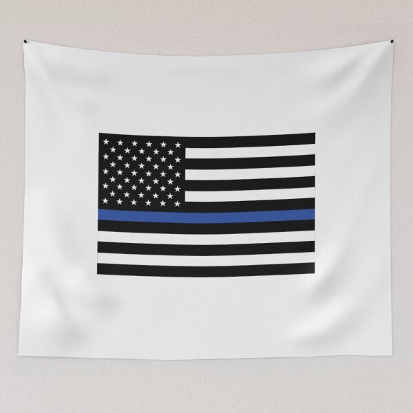 Item preview, Thin Blue Line Flag designed and sold by obviouslogic.