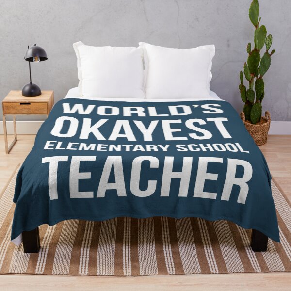 Item preview, Worlds Okayest Elementary School Teacher designed and sold by CeciLop.