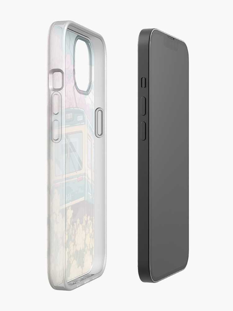 Thumbnail 2 of 5, iPhone Case, The Japanese train and the spring traveling designed and sold by AnGoArt.