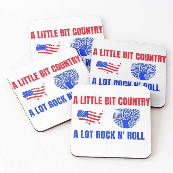 Item preview, A Little Bit Country A Lot Rock N' Roll designed and sold by TAPDesigns.