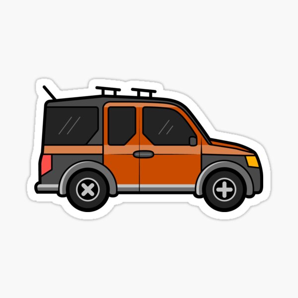 Item preview, Honda Element (Orange) designed and sold by StickemAnya.