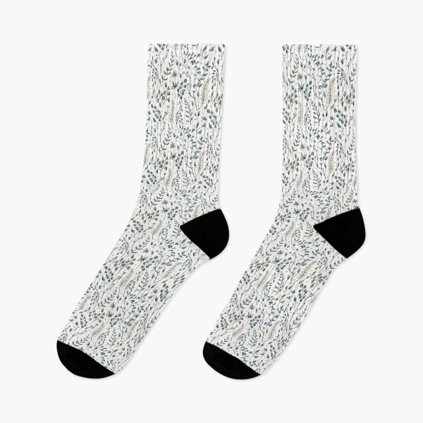 Item preview, Floral seamless pattern. twigs and leaves on the white background. Endless background with beautiful gentle flowers.  designed and sold by BananiLettering.