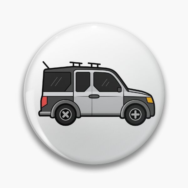 Item preview, Honda Element (Silver) designed and sold by StickemAnya.