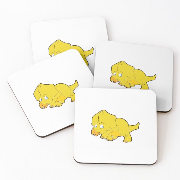 Item preview, Yellow dinosaur sticker designed and sold by spreadshg.
