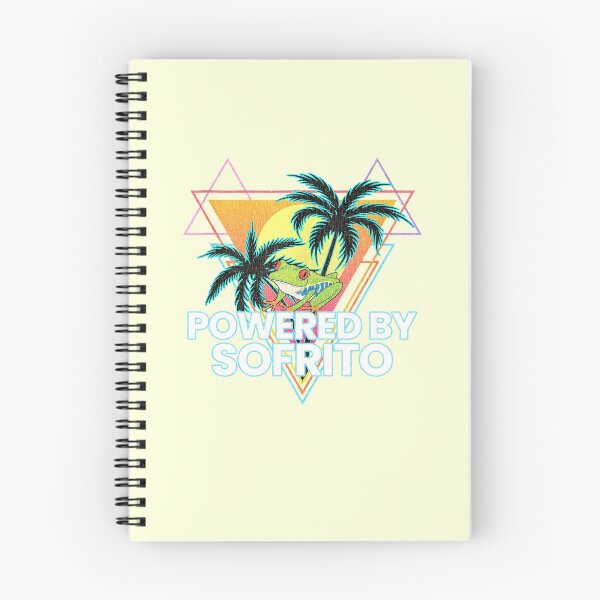 Item preview, Funny Puerto Rico Retro Sunset "Powered By Sofrito" designed and sold by ETIndustries.