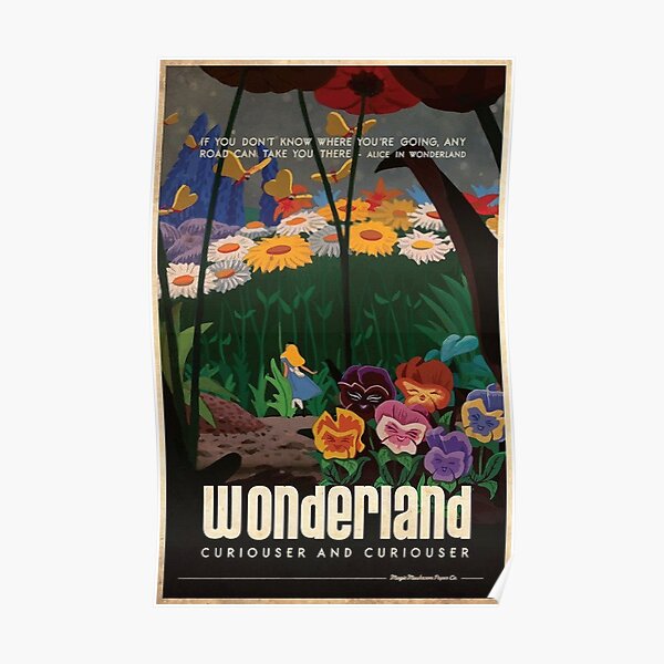 Alice in Wonderland Movie Poster Poster