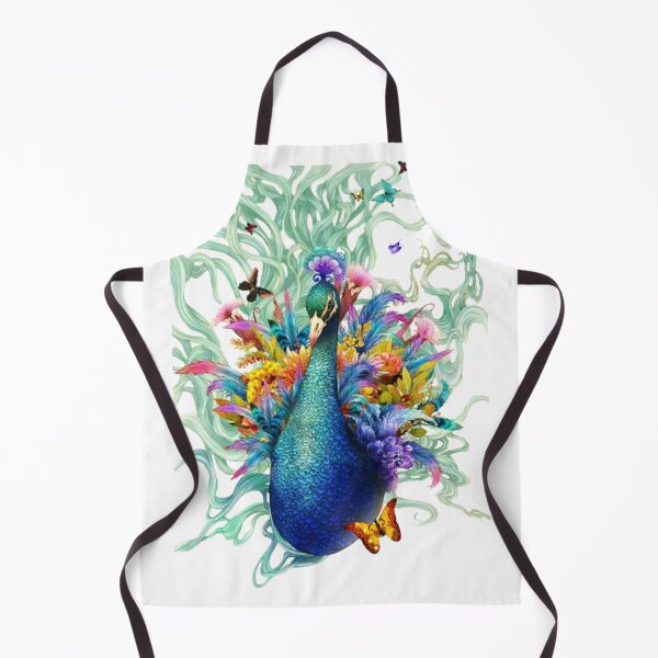 Item preview, colourful peacock with colourful butterflies designed and sold by VIVEK KUMAR RAI.