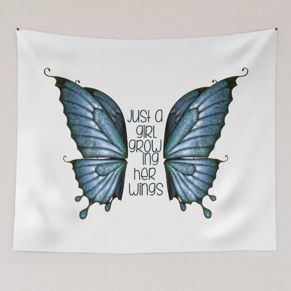 Item preview, Just A Girl Growing Her Wings designed and sold by Martini-Four.