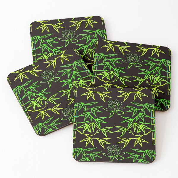 Item preview, Lucky Bamboo Lotus Pattern designed and sold by EdwardMonet.