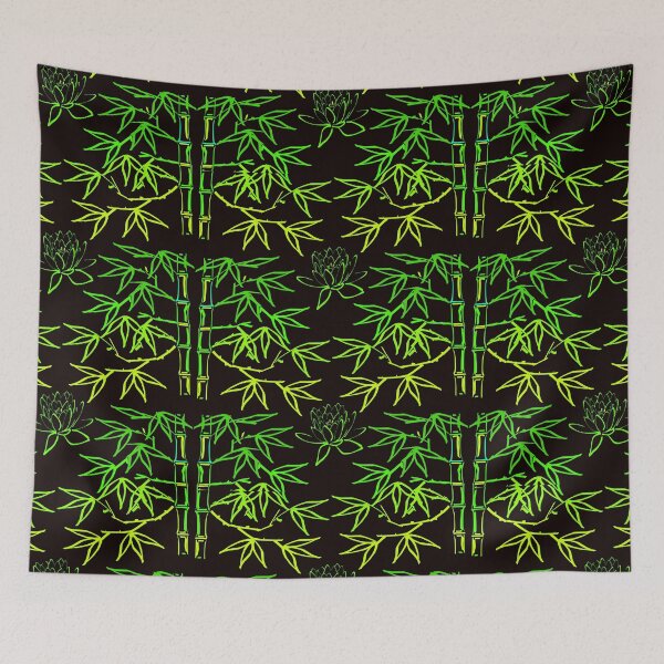 Item preview, Lucky Bamboo Lotus Pattern designed and sold by EdwardMonet.