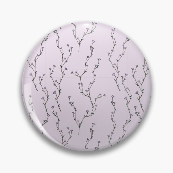 Item preview, Floral seamless pattern. Brown twigs with tiny purple blossoms and leaves on the light purple background. Endless background with beautiful gentle flowers.  designed and sold by BananiLettering.