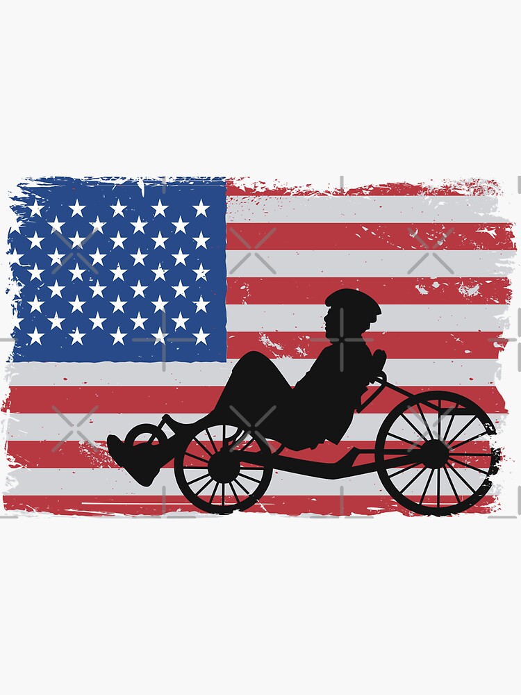 Recumbent bike hot sale flag