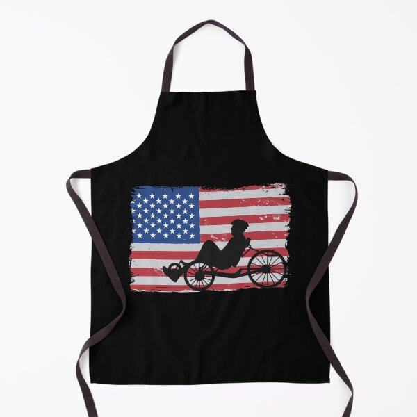 Item preview, Recumbent Bicycle American Flag 4th Of July Biker Funny Recumbent Bike designed and sold by Stronzi.