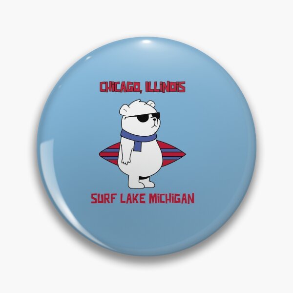 Item preview,  Chicago Illinois Surf Lake Michigan= 3rd Coast surf Midwest designed and sold by utopianpioneer.