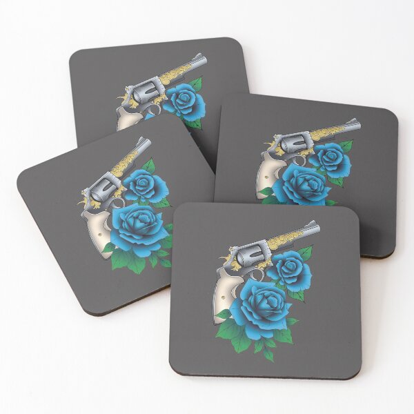 Item preview, Revolver and Roses designed and sold by DarkCastleShop.