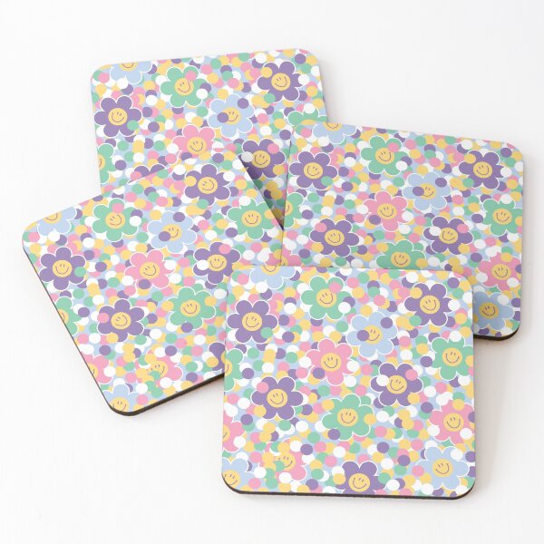Item preview, Happy Harajuku Flowers 1 designed and sold by art-by-gui.