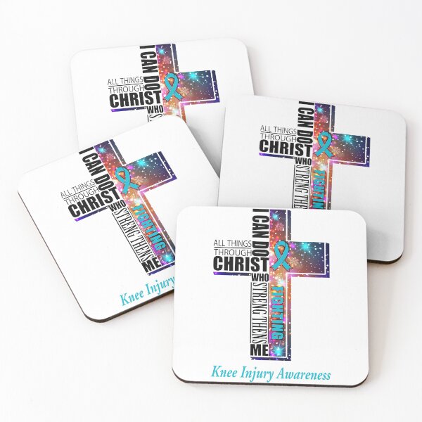 Item preview, I Can Do All Things Through Christ Knee Injury Awareness designed and sold by Brad-FI.