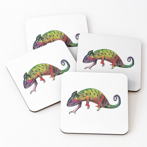 Item preview, Lizard, chameleon, rainbow reptile, crazy lizard, gekko, clorful lizard designed and sold by Nostrathomas66.