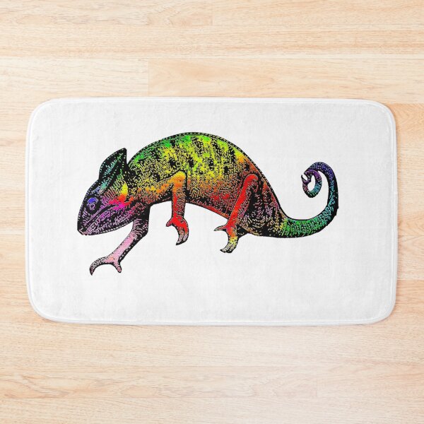 Item preview, Lizard, chameleon, rainbow reptile, crazy lizard, gekko, clorful lizard designed and sold by Nostrathomas66.