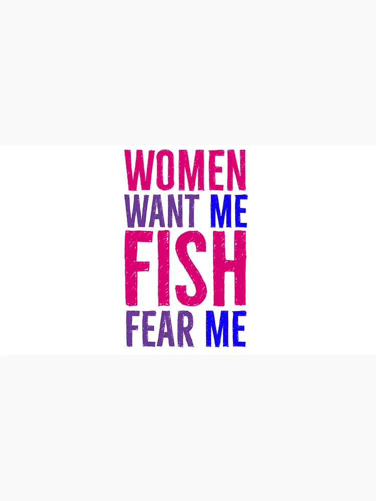 Women Want Me Fish Fear Me - Bisexual Pride Cap for Sale by ijanet