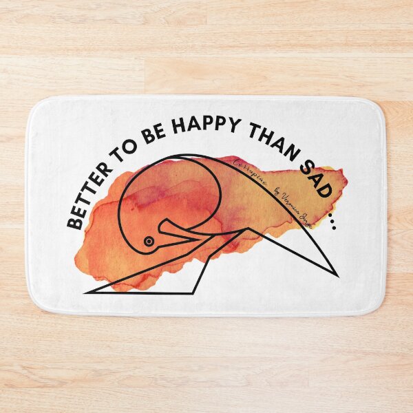 Item preview, Better to be happy than sad designed and sold by veronicajorge.